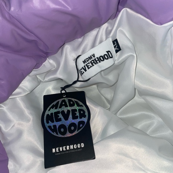 Aelfric Eden Irregular Splicing Contrast Coat - Picture 4 of 4